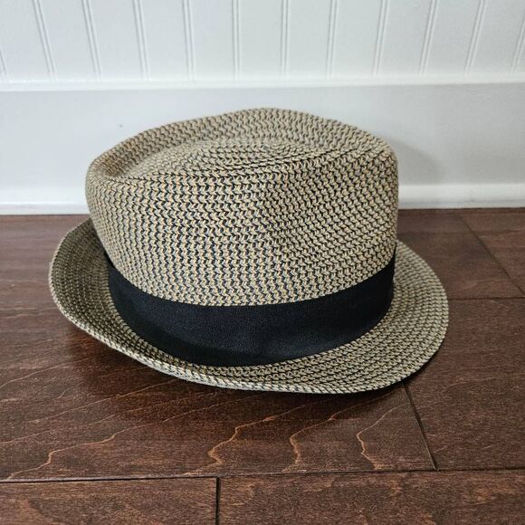 D&Y Woven Fedora Hat - Picture 1 of 3